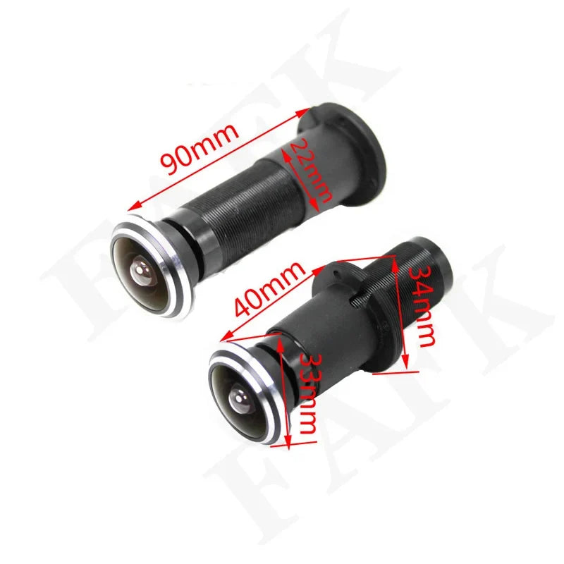 V380 Door Eye Hole Security 1080P HD  1.7mm Lens Wide Angle FishEye CCTV Network Mini Peephole Door WifI  Camera P2P ONVIF