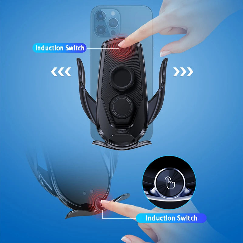 Car Phone Holder For Mercedes Benz C-Class W206 2022 Car Screen Wireless Charging Mobile Phone Holder Base 12.3 Inch Screen