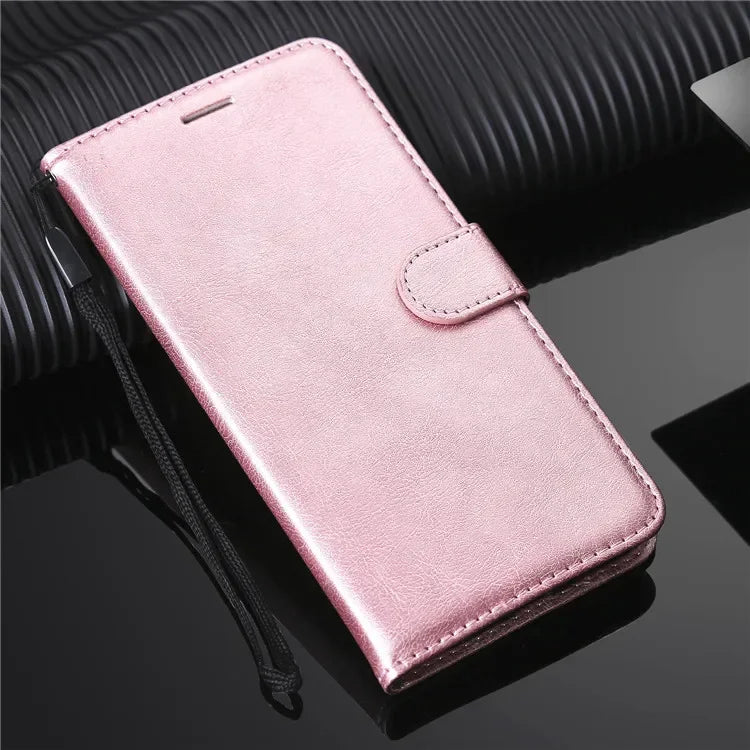 Leather Flip Phone Case For Samsung Galaxy Note 8 9 10 Plus 20 Ultra M35 M55 M54 M53 M52 M33 M31S M32 M23 M10 M62 Wallet Cover