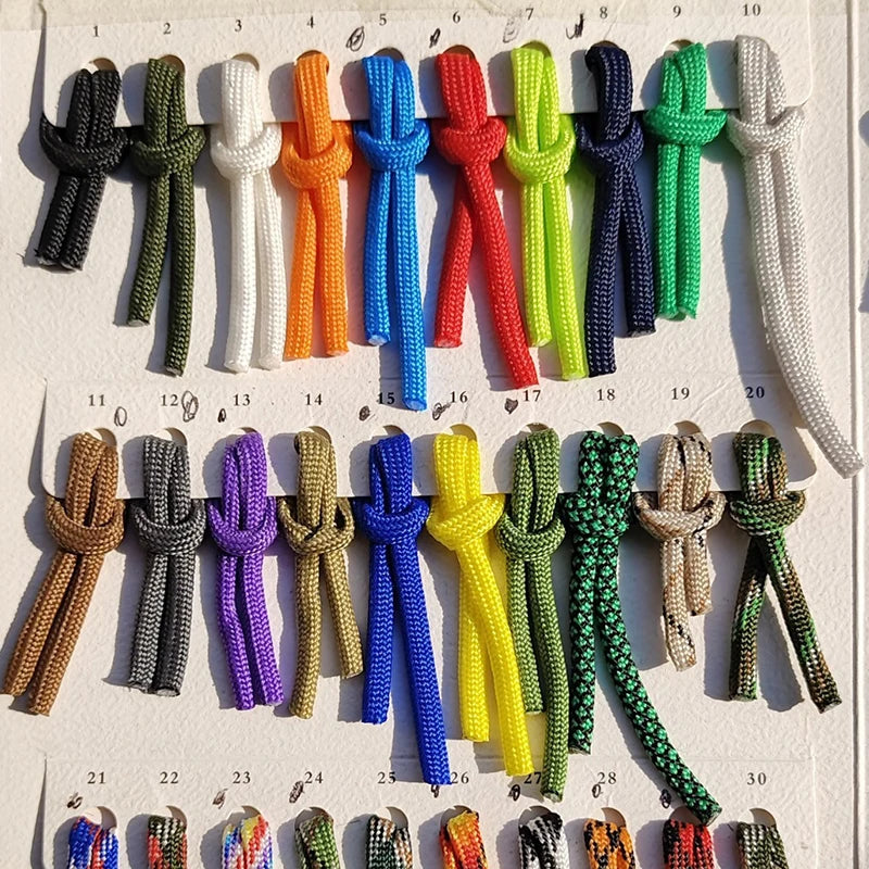 Nine Core Axial Umbrella Rope 4mm*100m Outdoor Woven Rope Polypropylene Outdoor Mountaineering Rope Rescue Binding Weave Rope