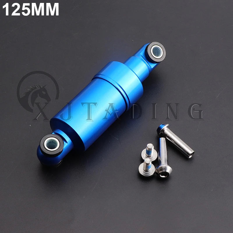 110mm 125mm 150mm 750LBS Electric Scooter Aluminum Shock Absorber Suspension Bicycle 24mm Front/Rear Wheels AllInclusive Spring