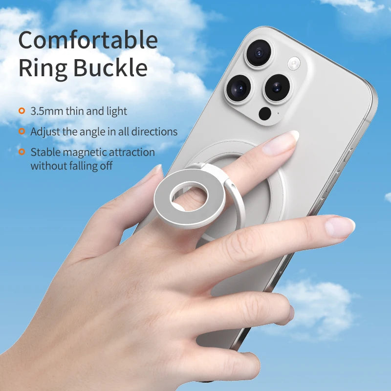 For Magsafe Cellphone Grip Double Sided Magnetic Ring Phone Holder Cellphones Stand Phone Accessories Support Telephone Grip Tok