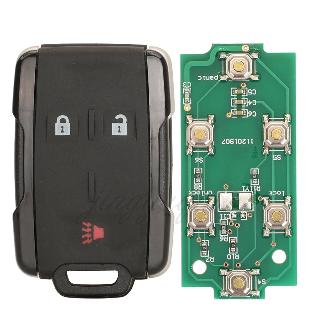 Jingyuqin Remote Smart Car Key Fob 315/433MHZ For Chevrolet Colorado Silverado Tahoe Suburban GMC Canyon Sierra Yukon 2014-2019