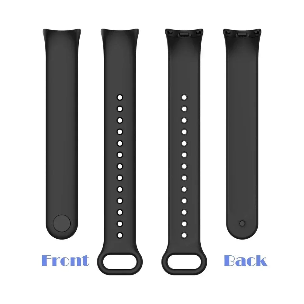 Sport Strap For Xiaomi Mi band 8-8 NFC Belt Replacement miband8 silicone Bracelet smart band 8 waterproof Watchbands Accessories