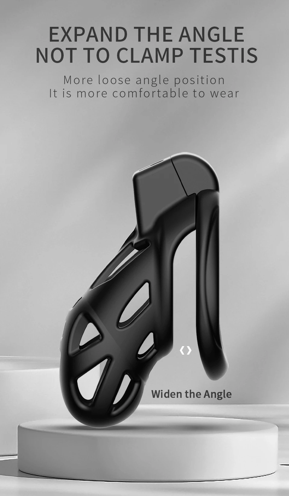 Jeusn Male Chastity Cage Sex Toys Discreet Sissy Femboy Chastity Cock Cage Device Penis Rings Male With 3 Size Men's Adult Goods