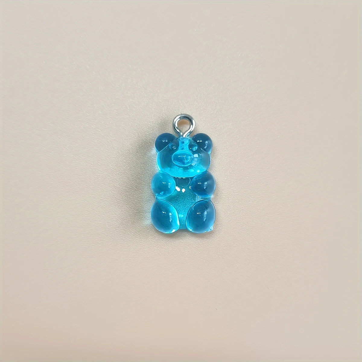 20 Pieces Of Colorful Candy Teddy Bear Gummie Jewelry, Diy Pendant, Cute Earring Necklace, Creative Discovery 20x10mm