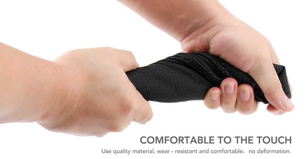 For Opel astra h j g insignia vectra c corsa d zafira b Acura Buick 1Set Car steering wheel cover Leather Hand stitching