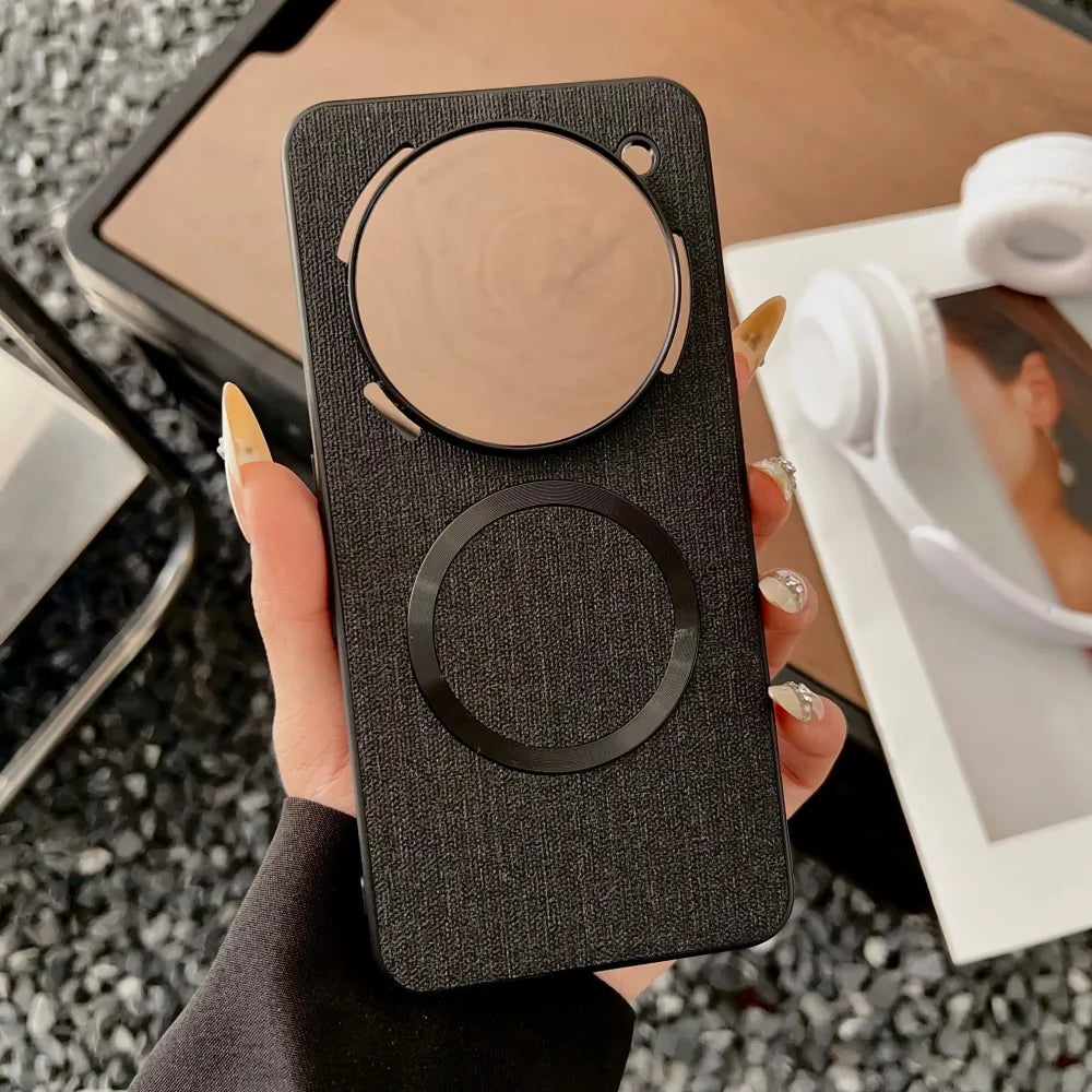 For Nothing Phone 3A Pro Case Luxury PU Magnetic Wireless Charging Protective Back Cover Case For Nothing Phone 3A 2A 3 A Shell