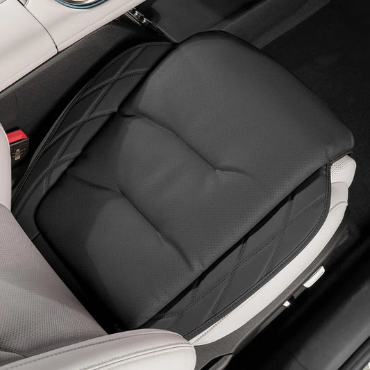 New Car Seat Cushion Waist Cushion for Mercedes Benz/BMW/Audi Breathable and Ventilated Nappa Leather All Season Seat Cushion