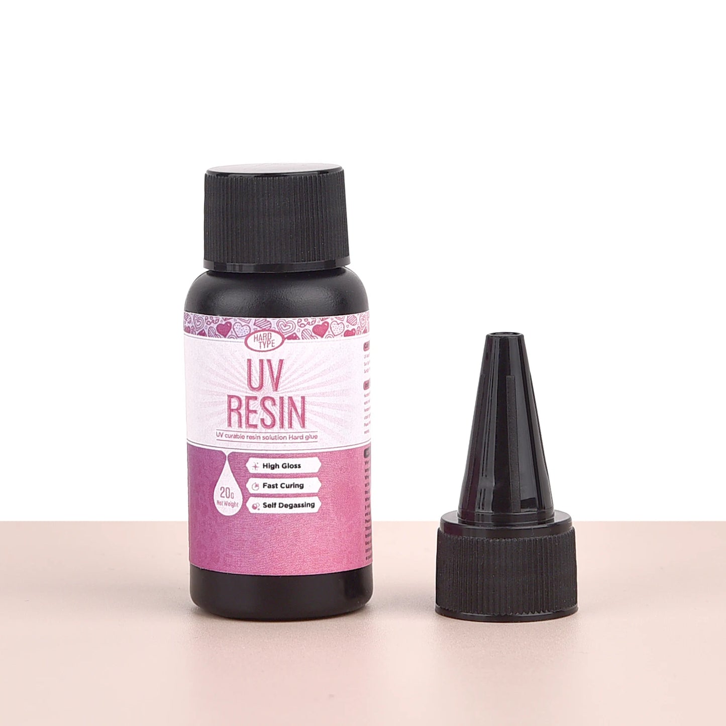 20g/50g/100g UV Epoxy Resin Glue DIY Jewelry Making High Transparency Fast Drying High Hardness Glue UV Lamp DIY Craft Decor