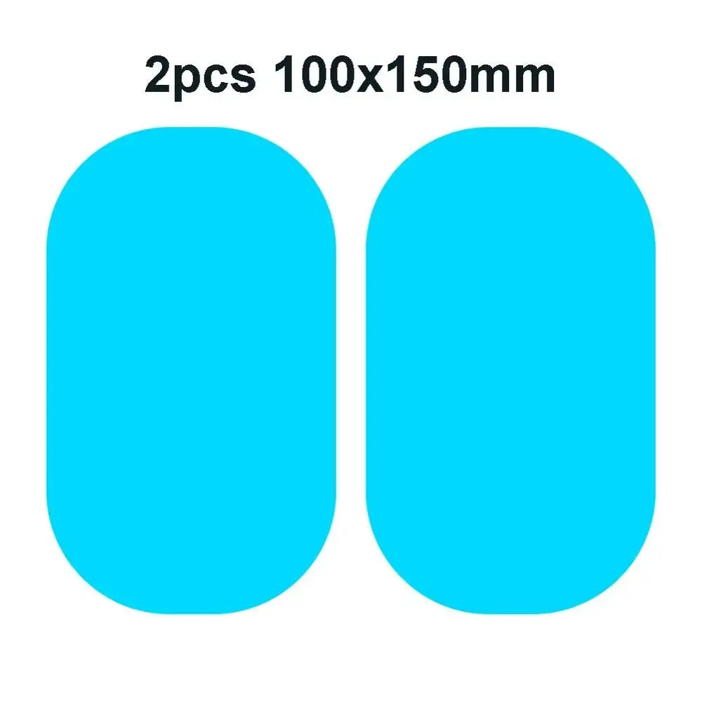 2X Car Mirror Rain-proof Film Car Rearview Mirror Waterproof Film Window Glass Anti-Fog Anti-reflective Sticker Auto Accessores