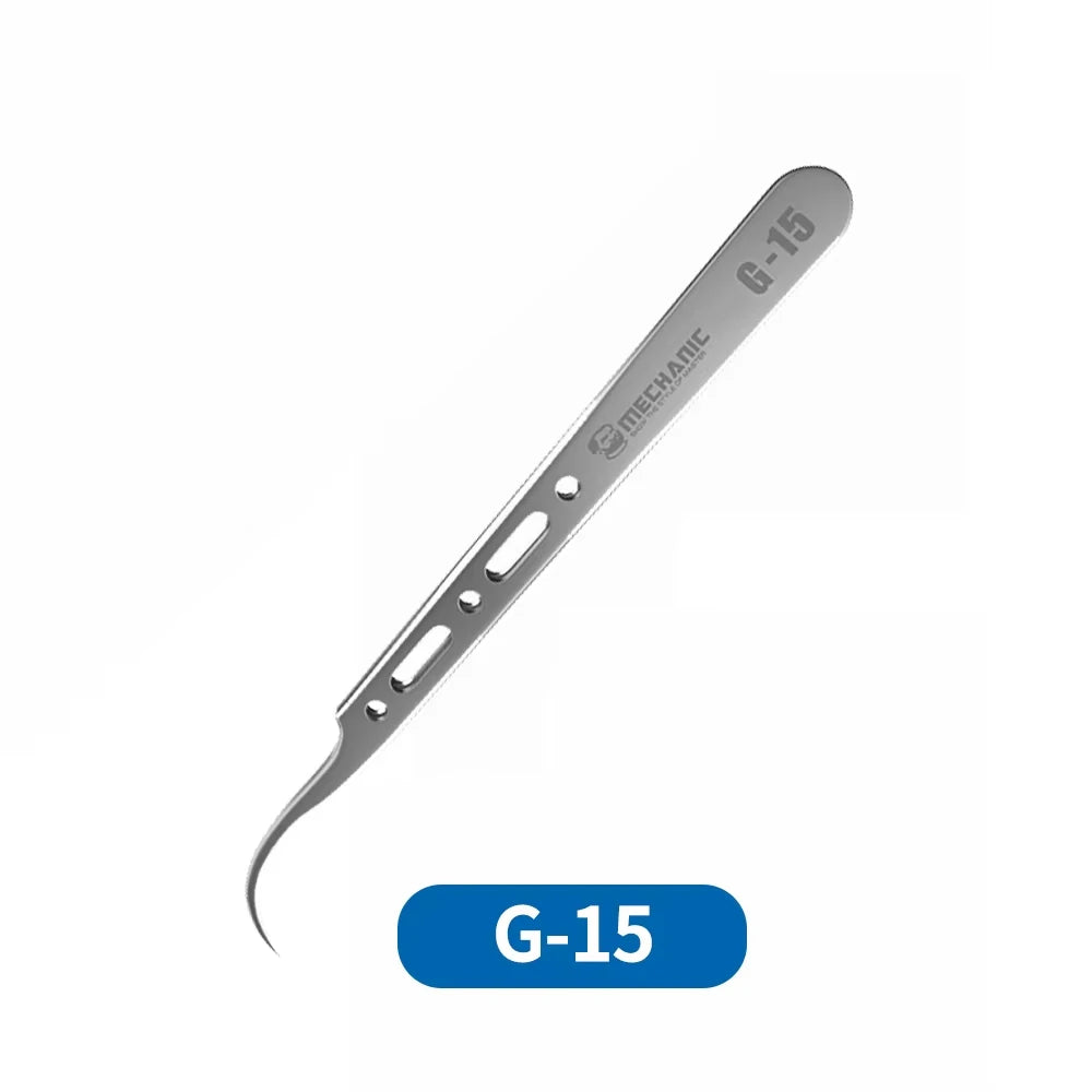 MECHANIC Professional Anti Magnetic Tweezers for Precision Electronic Components Flying Wire Repair Phone Repair Tools