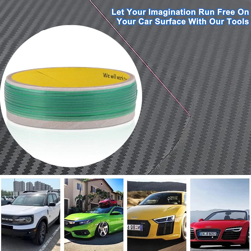 Vinyl Wrap Cutting Tape Car Stickers Design Line Auto Film Cut Tools Wrapping Edge Detailer Tape for Car Motorcycle Decal 5/10M