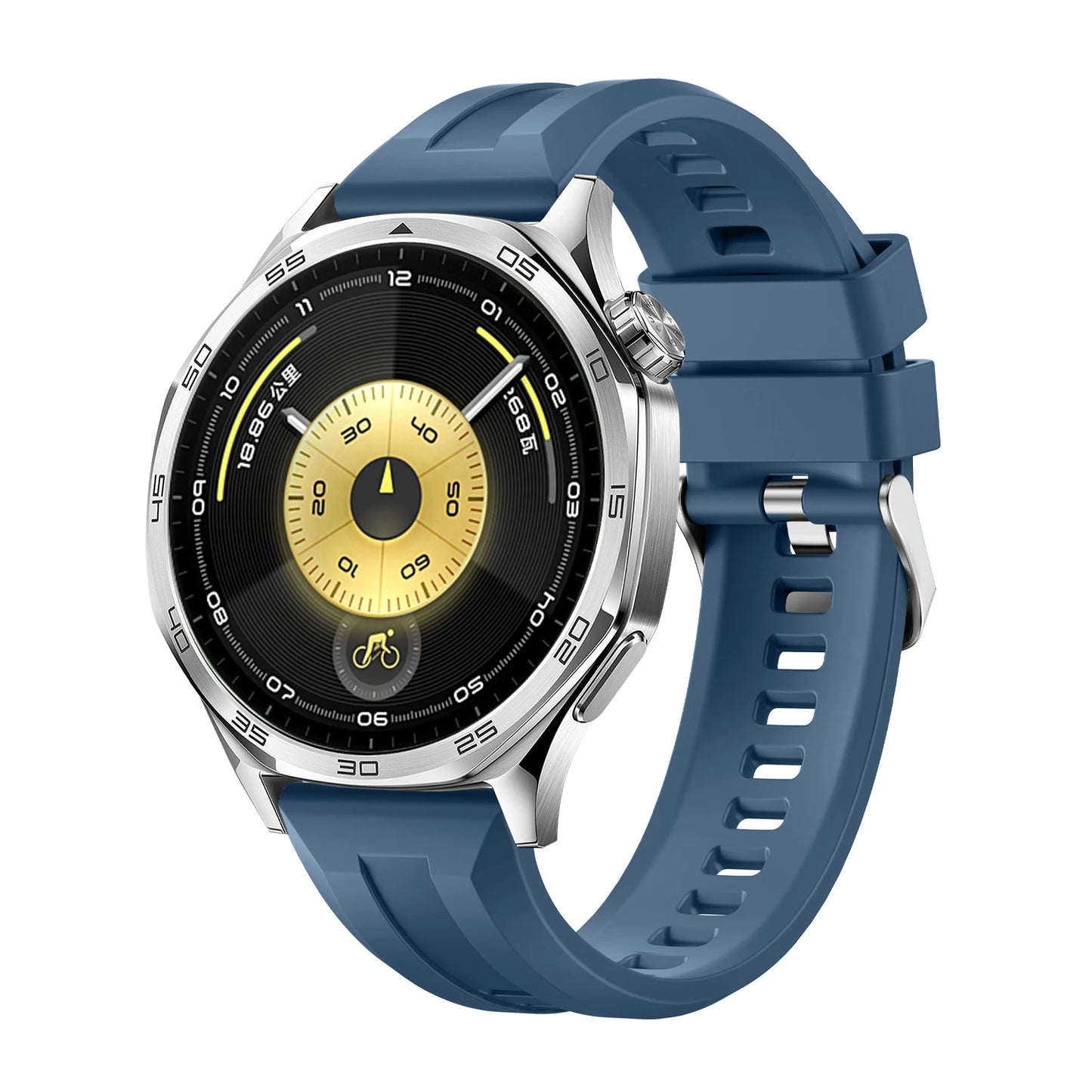 Official 22mm Strap For HUAWEI WATCH GT 6 5 4 46mm/Watch 4 5 Pro/WATCH GT 6 5 3 2 Pro 46 mm Composite Silicone Band Bracelet