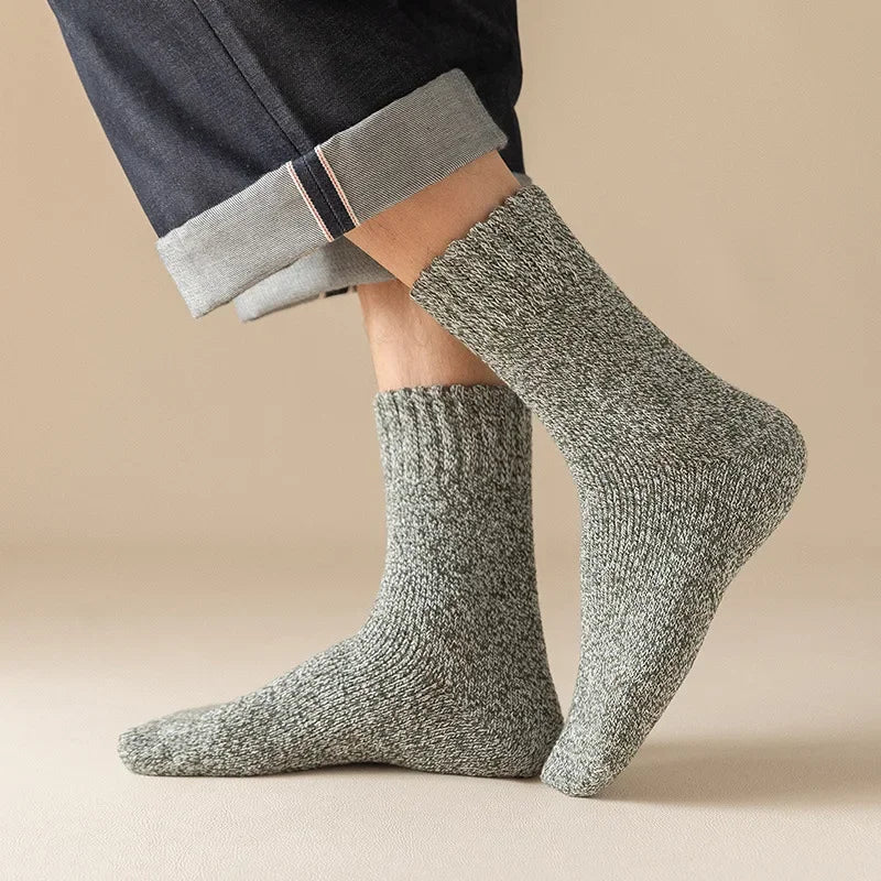 Thicken Wool Socks Men High Quality Towel Keep Warm Winter Socks Cotton Christmas Gift Socks for Man Thermal Against Cold Sock