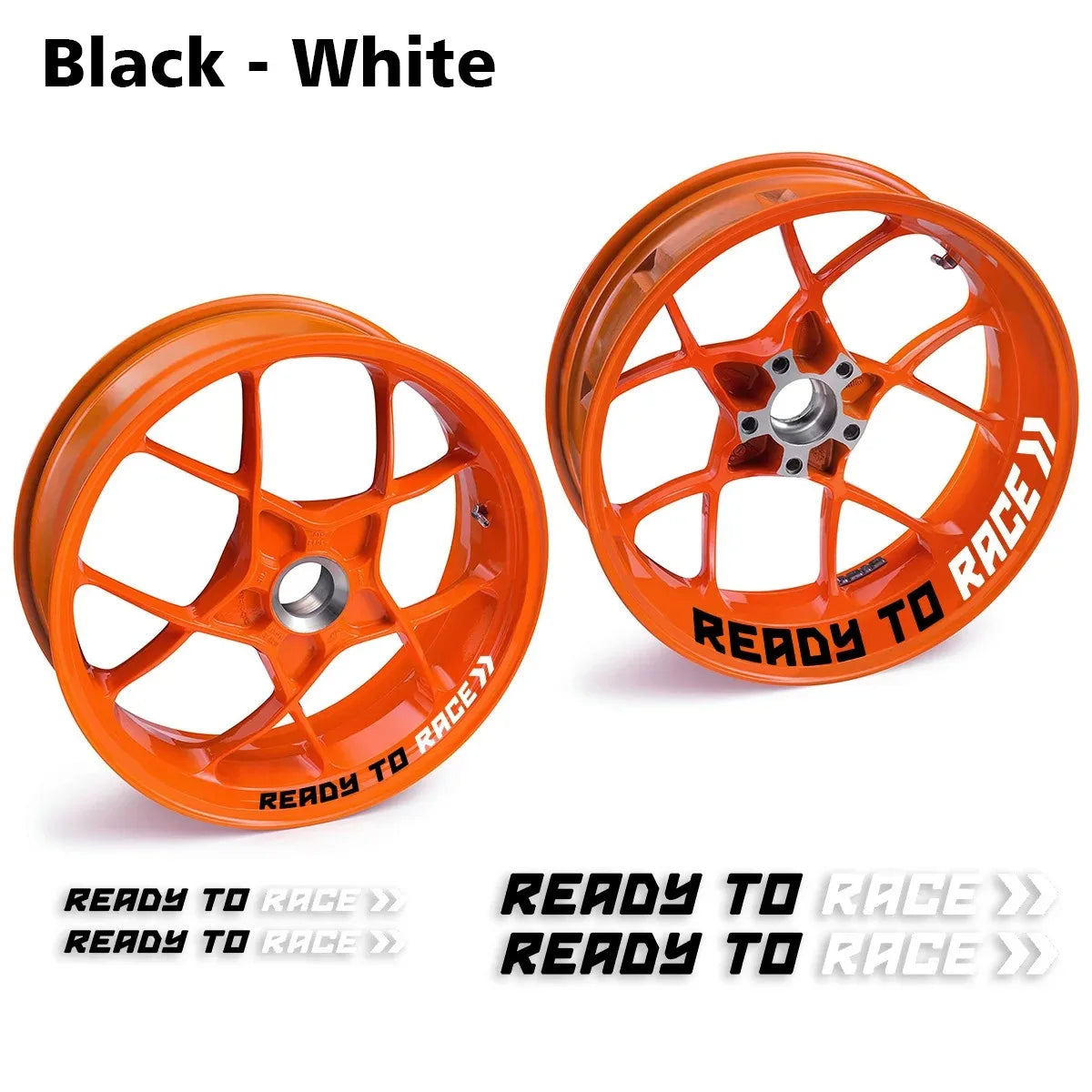 Reflective Motorcycle Wheel Stickers Hub Decals For KTM Ready To Race R2R Super Adventure Duke 690 790 890 Rc1290 390 1190 Rc8