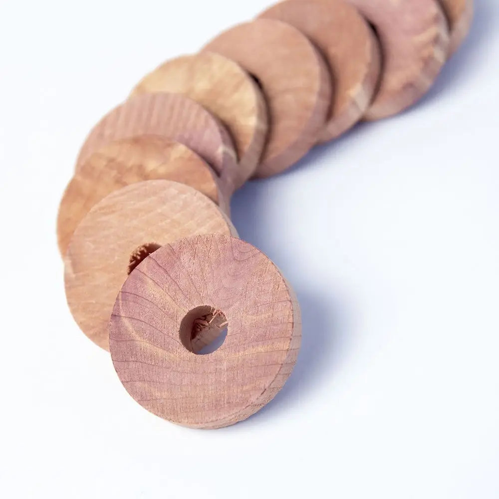 10Pcs/Set Cedar Block Deterrent  Fresh Odour  Insect Wardrobe Health Natural Clothes Camphor Insect Repellent Moth  Moth Balls s