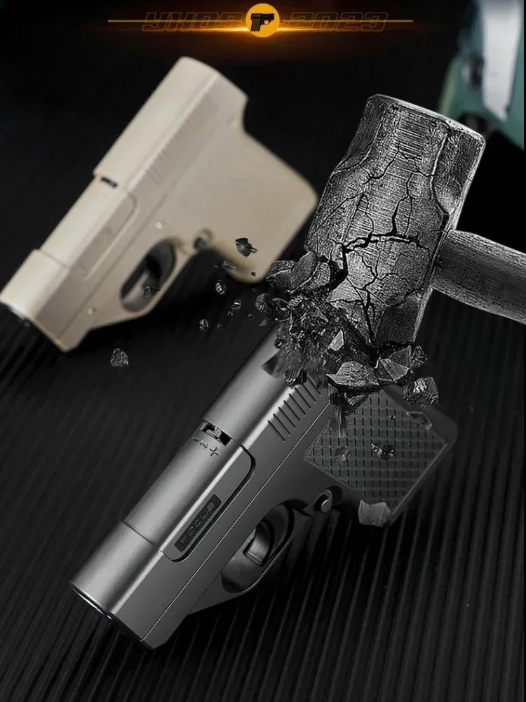 2025 New Clip Gun Butane Gas Lighter Three Capacity Cigarette Holder Windproof Blue Flame Lighter Men's Gift Smoke Accessories