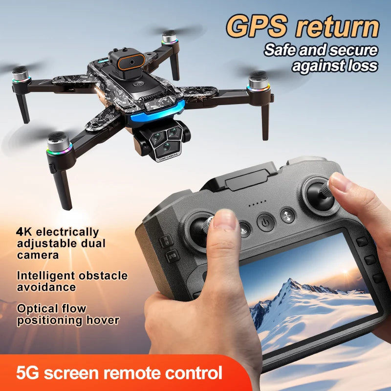 A14 PRO MAX Drone 8K Professional Camera Four-Axis Aerial Photography with Screen Remote Control 5000M 5G WIFI GPS FPV RC Dron