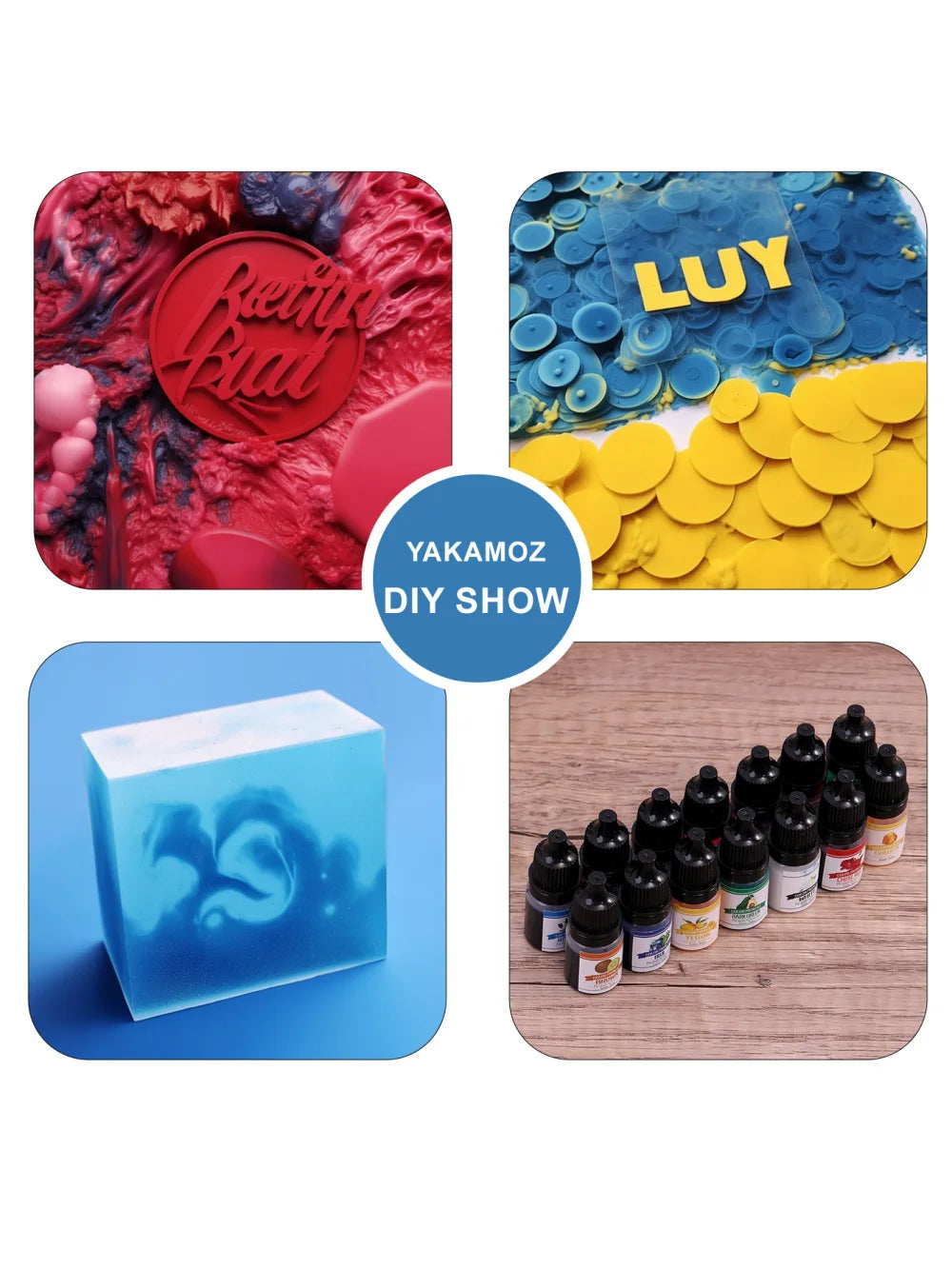24/30Colors 5ml Epoxy Resin Pigment Kits Liquid Colorant Dye DIY UV Epoxy Resin Mold Jewelry Making Accessories Dye Pigment Sets