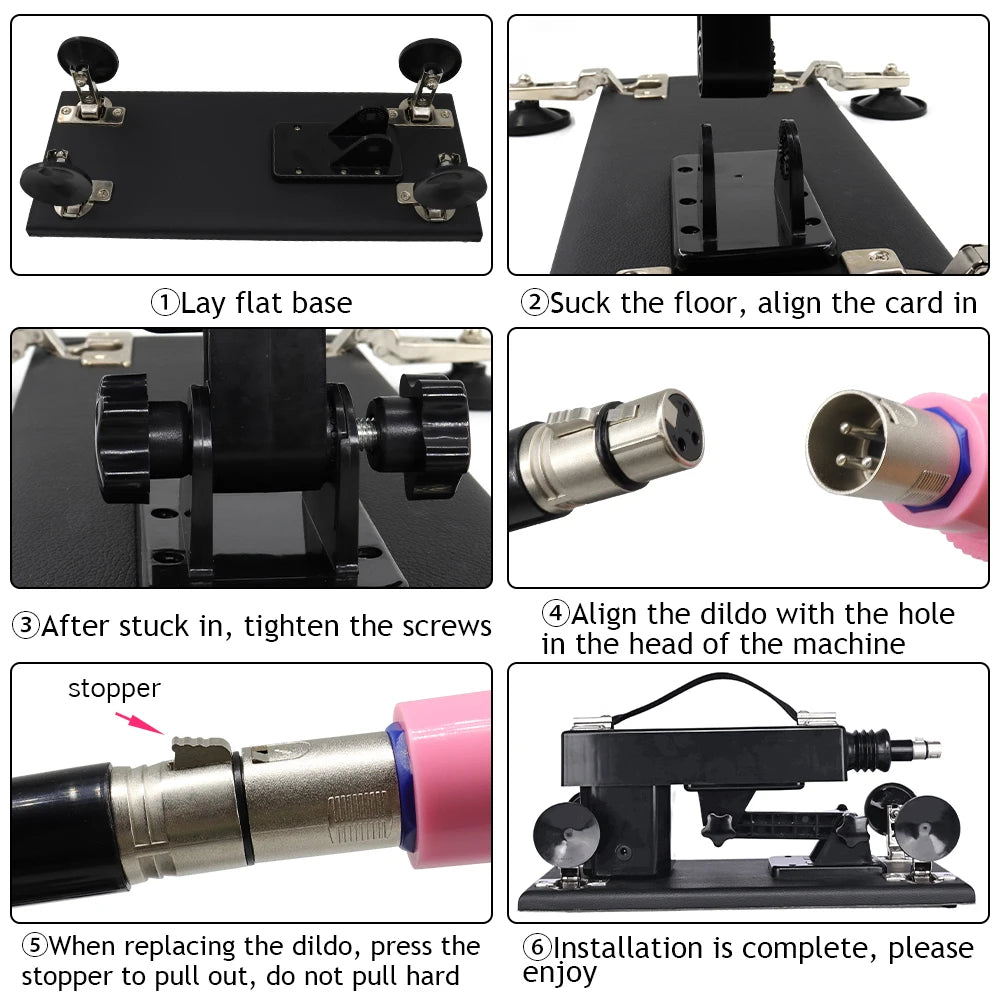 Sex Love Machine Adult Toy Automatic Thrusting Device for Men and Women Masturbation Adjustable Vaginal Anal Massage Pumping Gun