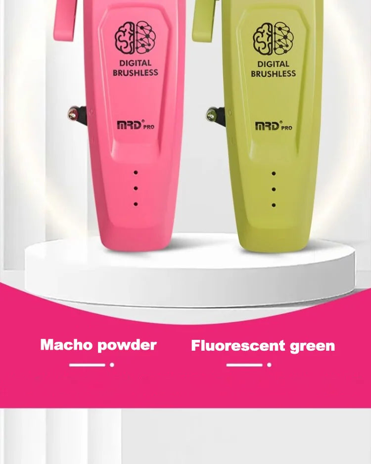 MRD Smart Brain HC-90-4 Hair Clipper Men's Professional Full Metal Lift Height Torque Digital Brushless Motor Cordless Trimmer