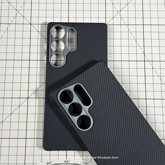 Magnetic Case for Samsung S25 Ultra Aramid Carbon Fiber Protective Cover for Samsung Galaxy S25 Ultra Carbon Cases