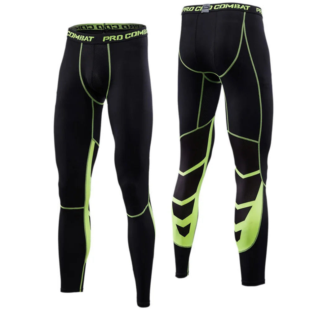 Men's Running Trousers Base Layer Tight Training Fitness Basketball Sports Skinny Cycling Quick Dry Long Pants S M L XL 2XL 3XL