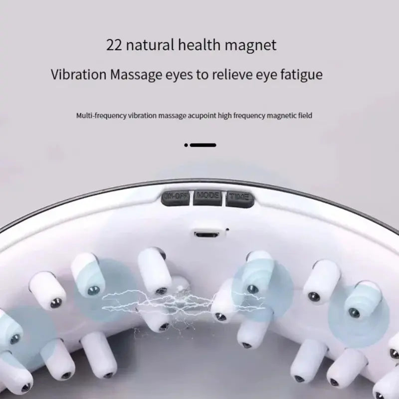 New Eye Massager Electric Silicone Magnetic Eye Massager Eye Care Instrument Eye Massager to Relieve Eye Fatigue Massager