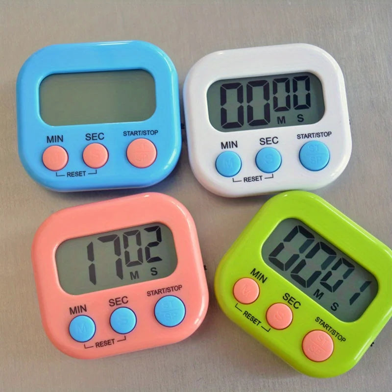 Multi-Function Electronic Timer, Big LCD Display The Loud/Silent Switch Countdown Timer, In Break Time, Cooking, Gym, Meeting