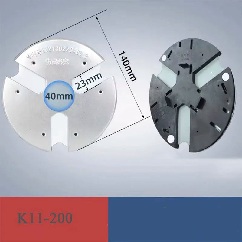 K11-200 K11-250 K11-320 Aluminum chuck cover, dustproof cap waterproof and iron cut dustproof chuck