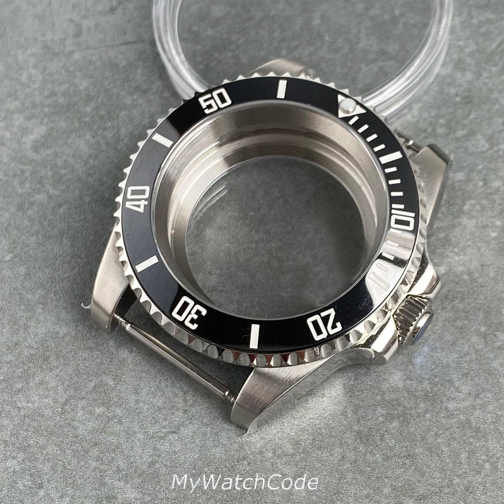 40mm Sub GMT Watch Case for NH34 NH35 NH36 NH37 NH38 NH39 NH70 NH72 Movement 120Click Bezel 200m Waterproof Resistant Steel