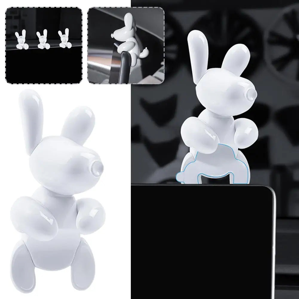 Car Cartoon Mini Puppy Dog PVC For Tesla Model 3/Y And New Model3 Highland Central Control Screen Automotive Interior Decoration