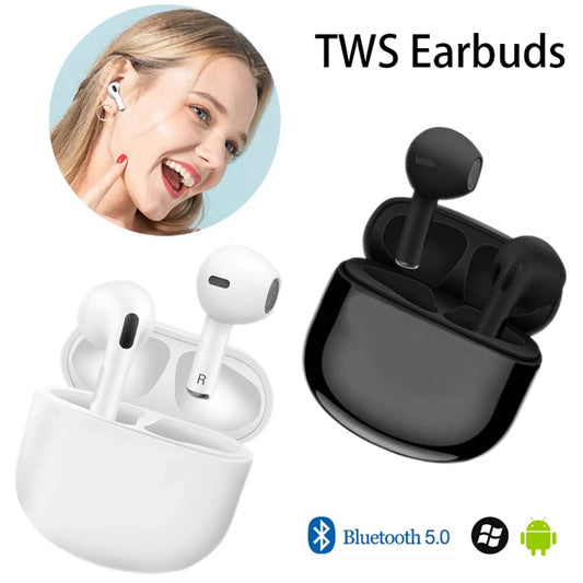 TWS Pro4 Wireless Bluetooth Headset Noise Cancelling In-ear Earbuds with Mic Wireless Headphones for iPhone Bluetooth Earphones