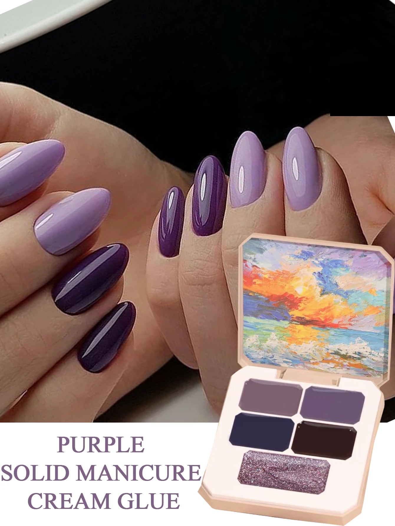 5/9 Colors Solid Nail Polish Palette Peelable UV/LED Polish Lacquer Salon Gel Nail Art Varnish Thanksgiving Gifts