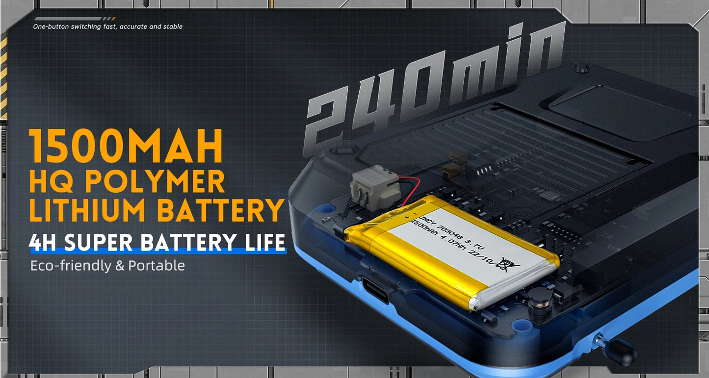 FNIRSI DSO-TC3 Mini Handheld Digital Oscilloscope Transistor Tester Signal Source 3in1 Multifunction Electronic Component Tester