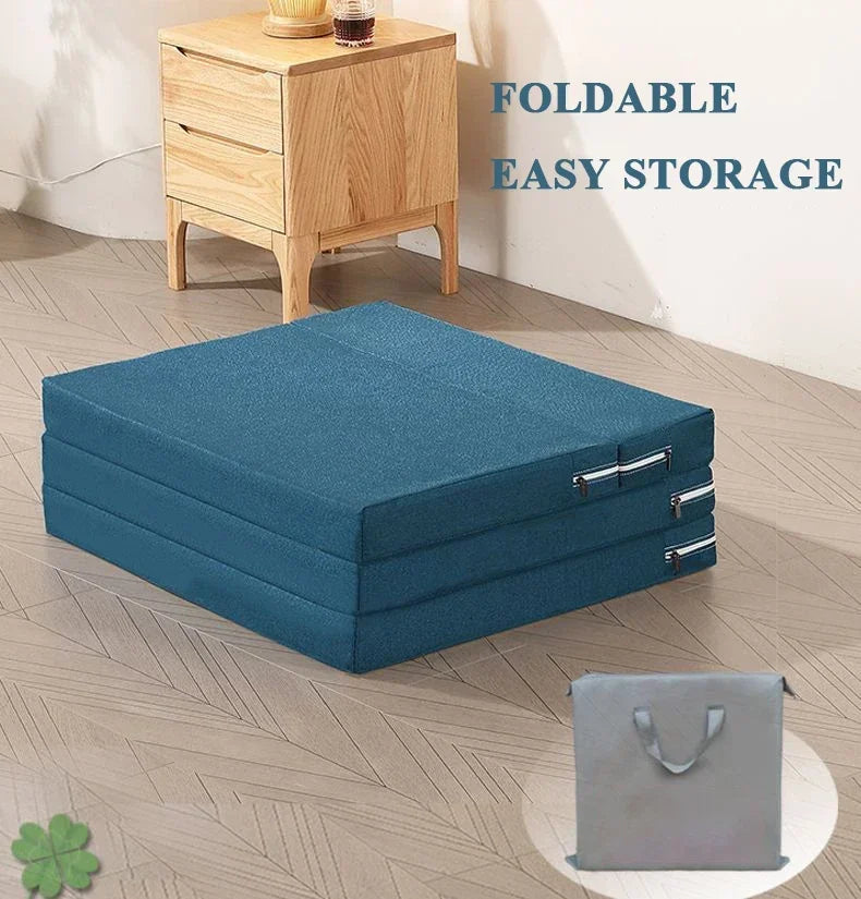 Home Lunch break folding mattress primary school students office floor paving car tatami sponge mat nap floor mat  foam mattress