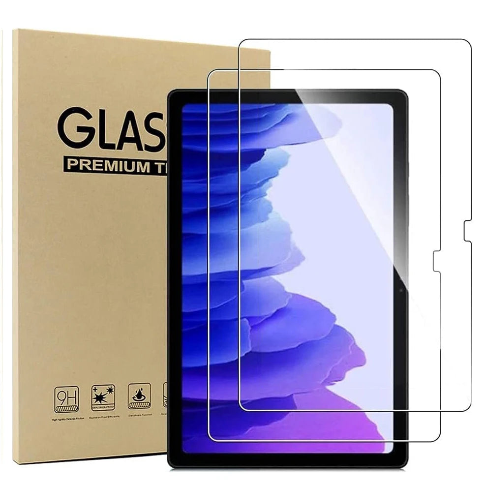 2pcs 9H Tempered Glass Screen Protector For Samsung Galaxy Tab S7 S8 S9 FE Plus 12.4'' 11.0 S5E A7 S6 Lite Tab A 10.1 A8 A9 Plus