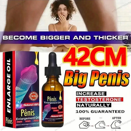 Effective Increase Men's Big Dick Enlargement Fluid Penis Erection Enhancement Male Health Care Enlargement Massage Enlargement。