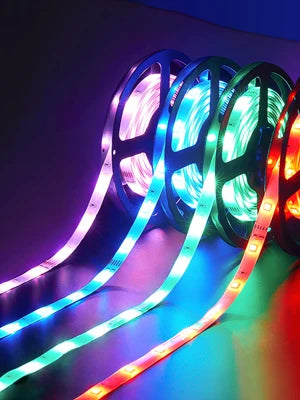 Intelligent LED strip lights-color change, music synchronization, application control, remote control, RGB-suitable for room dec