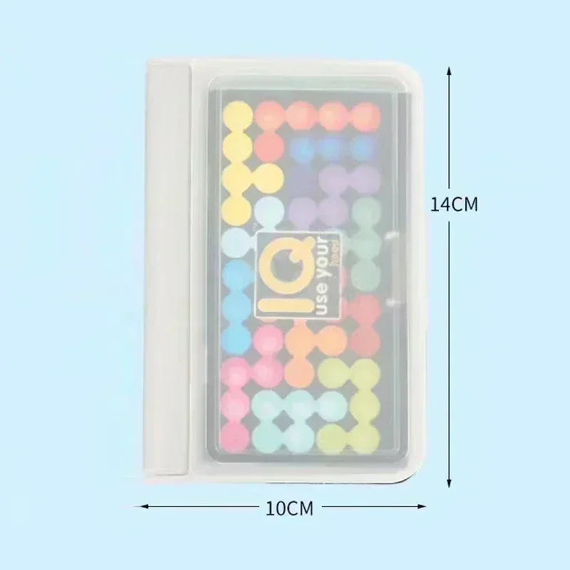 3D Hot Beads Puzzle Logical Mind Board Game Classic Pyramid Plate Pearl For Children Montessori Toys Gifts Focus Challenges IQ