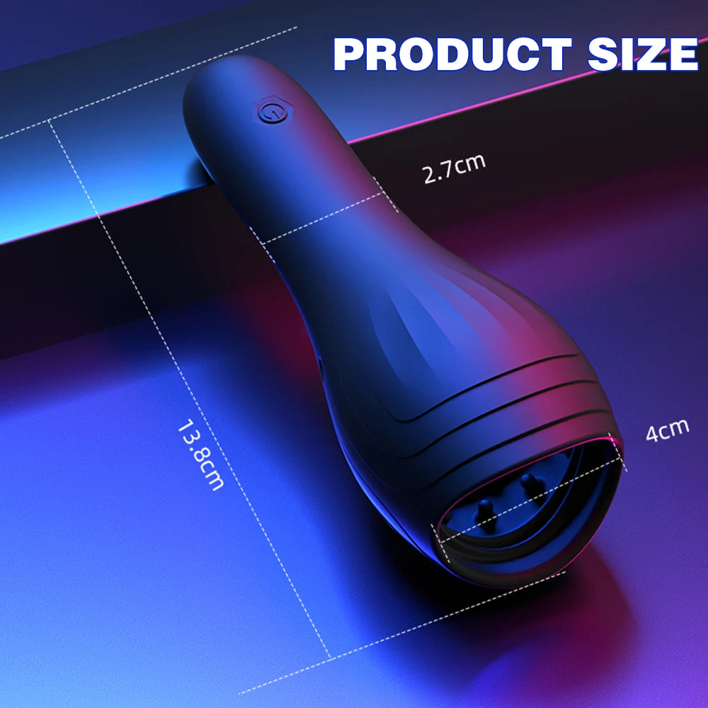 Sex Glans Trainer Male Masturbator Cup Tongue Licking Glan Stimulation Vibrator Penis Massager Delay Trainer Sex Supplies