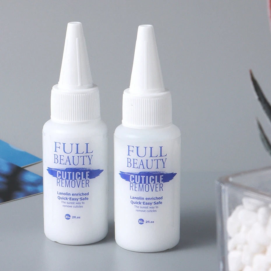 60/30ml Nail Cuticle Remover Softener Liquid Exfoliator Cuticle Oil Treatment Manicure Soften Dead Skin for Pedicure Nails Care