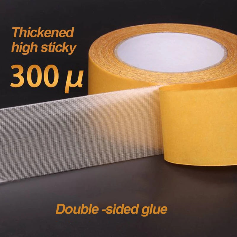 1PCS High Temperature Resistance PET Double Sided Tape No Trace Transparent Heat Resistant Strong Double-Sided Adhesive Tape