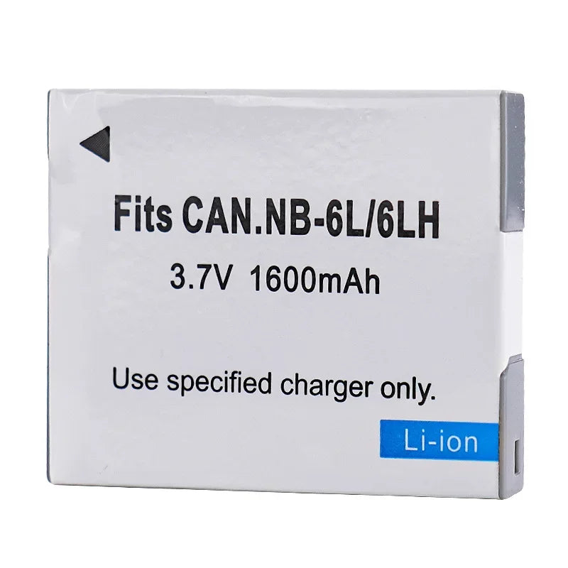 NB-6LH NB-6L 1600mAh Battery For Canon and Charger Powershot SX700 SX710 SX700HS S120 S110 SX170 IS S200 280HS S95 SX530 SX270HS
