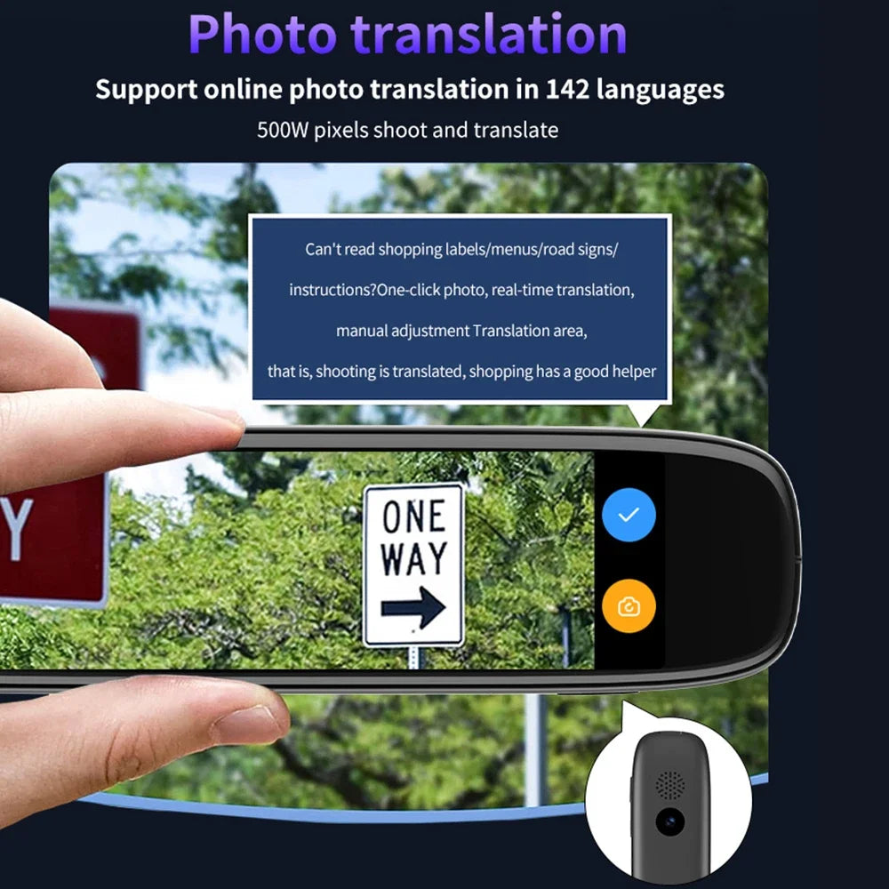 S65pro Dictionary Translation Pen Scan Reader Device Text Scanning Reading Translator WiFi/BT Connection Online Photo Translate
