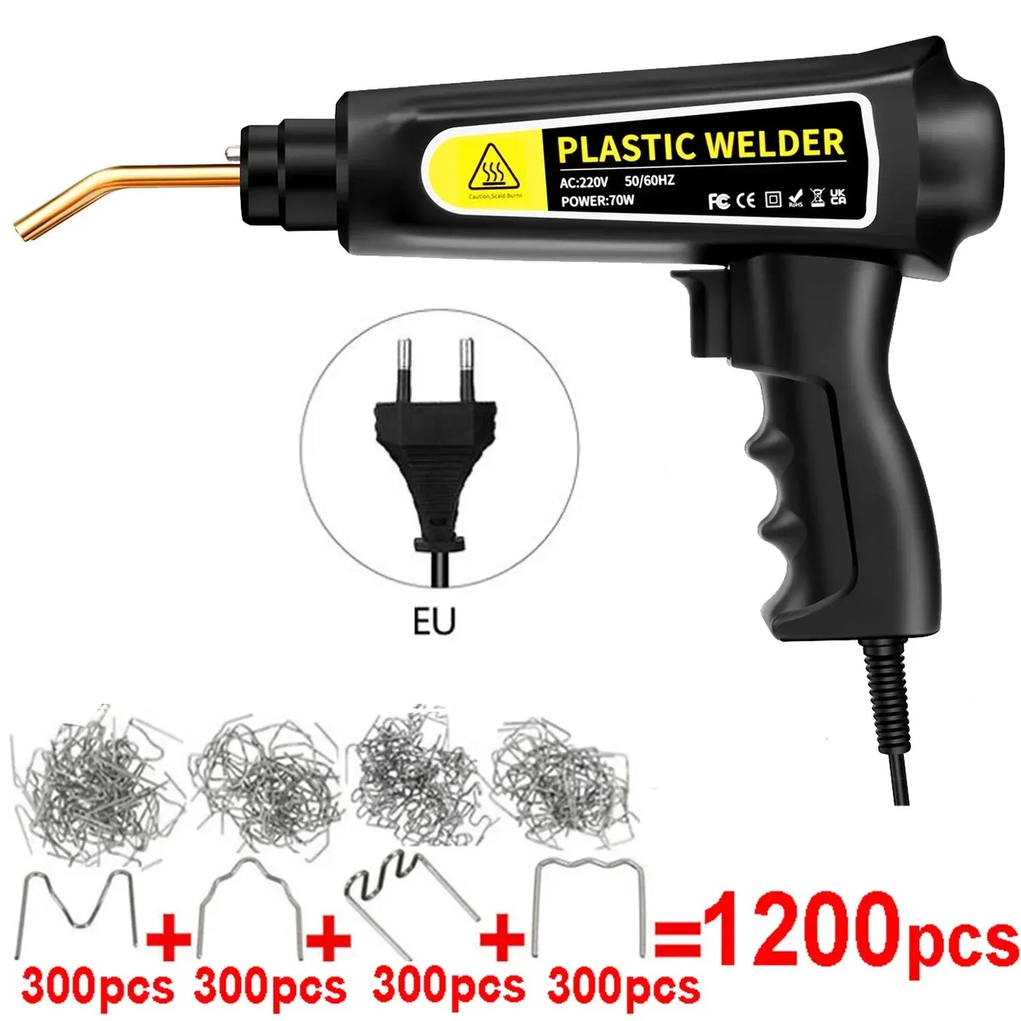 New Heat Gun Plastic Welding Machine Bumper Soldering Iron Staples Bumper Repair Car Tools Kit HOT Stapler Plastic Welder