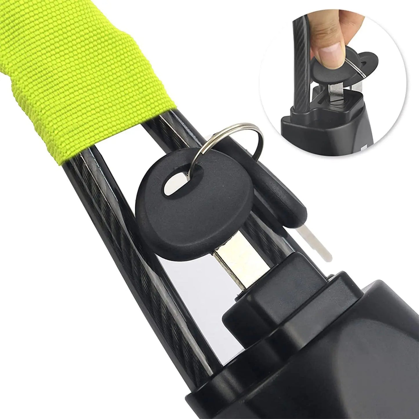 Car Steering Wheel Steel LockSeat Belt Anti-theft Lock with 2 KeysAnti-theft device easy to installFits most cars SUVs