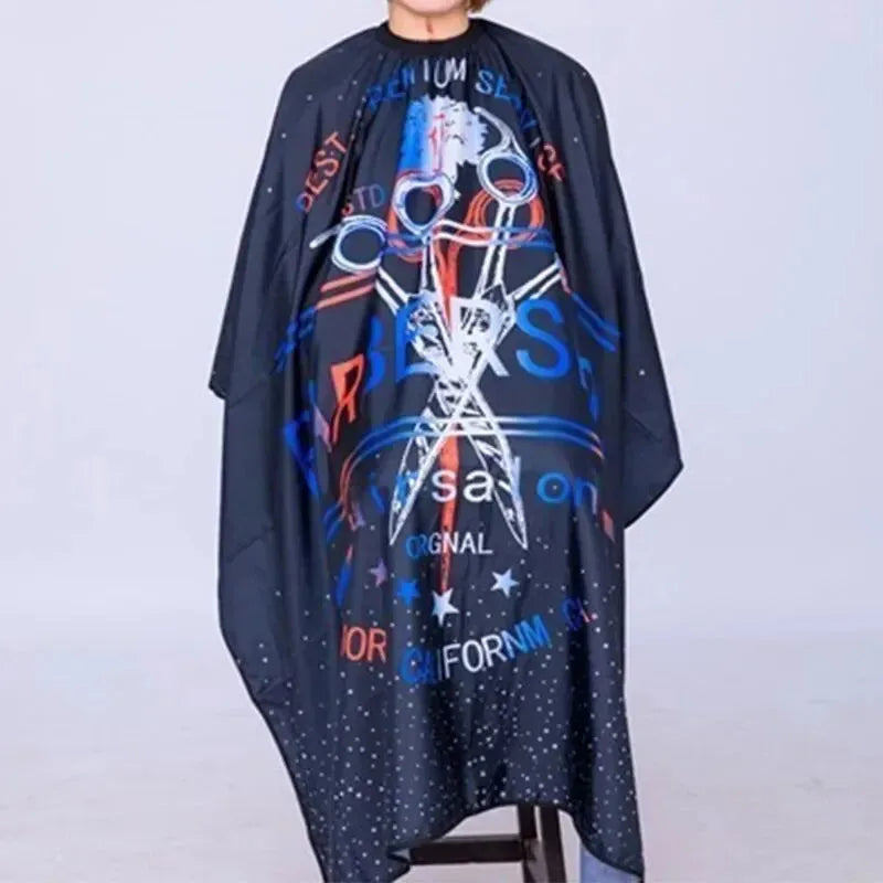 Professional Salon Hair Cutting Cape Barber Cape for Men/Women Adjustable Snap Button with Waterproof Hairdressing Salon Cloak