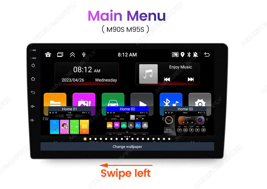 MEKEDE For Fiat Ducato Peugeot Boxer Citroen Jumper 2 2006-2022 UIS7862S 9'' Car Radio Multimedia Player Audio Stereo Head Unit